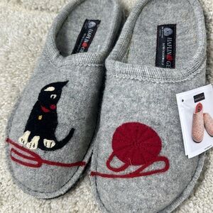 Haflinger Gray Women's Slippers